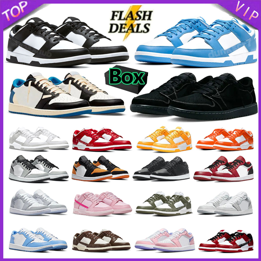 Panda Running shoes low Jarritos triple pink Grey Fog Syracuse Team Green Medium Olive UNC Georgetown sail walking Gai jogging Flat sneakers trainers 2023 size 36-47