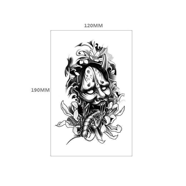 Makeup ukiyoe geisha half arm TBS simulation tattoo water transfer sticker