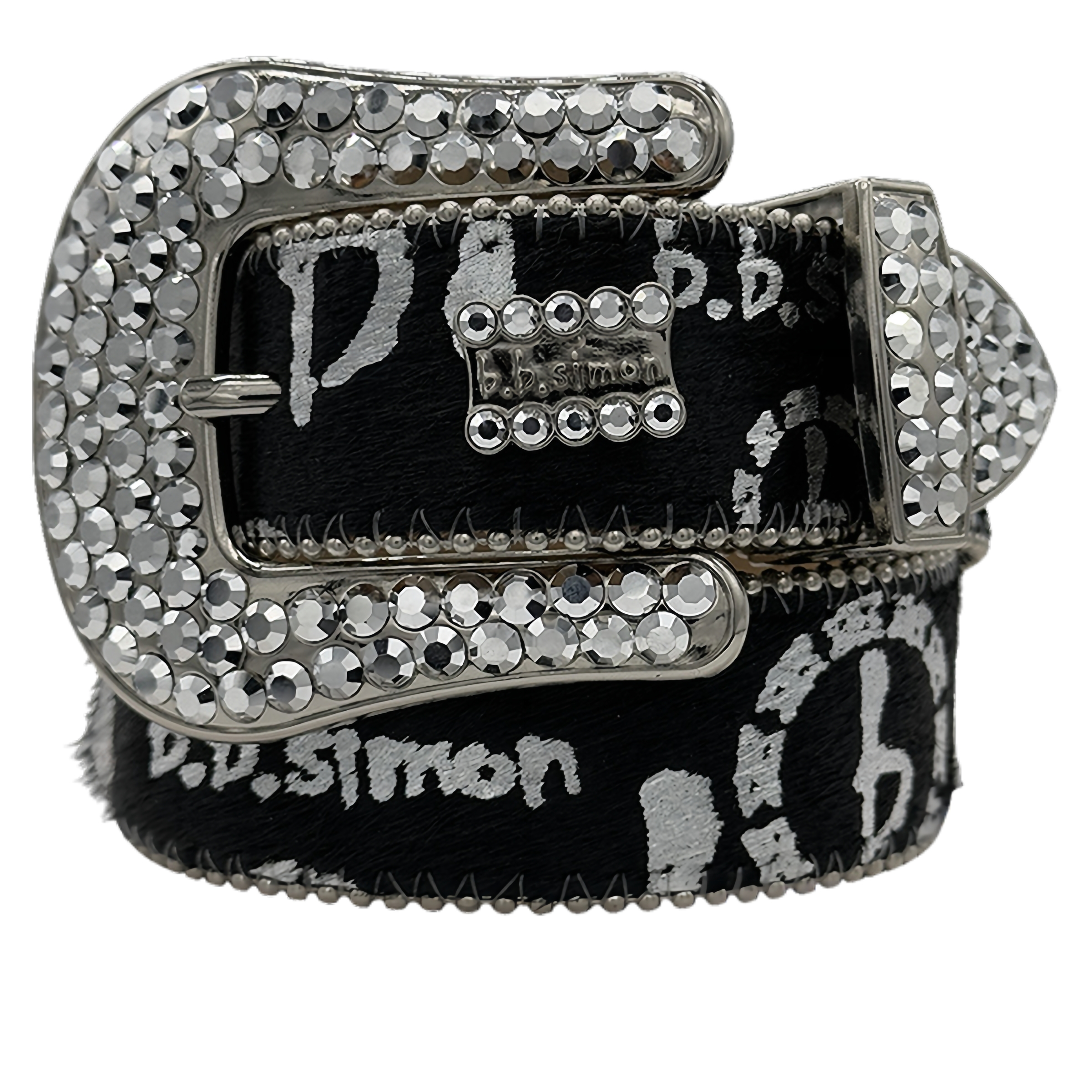 Fashion Designer Bb Simon Belts for Women Men Shiny diamond belt Classic diamond BB letter print strap