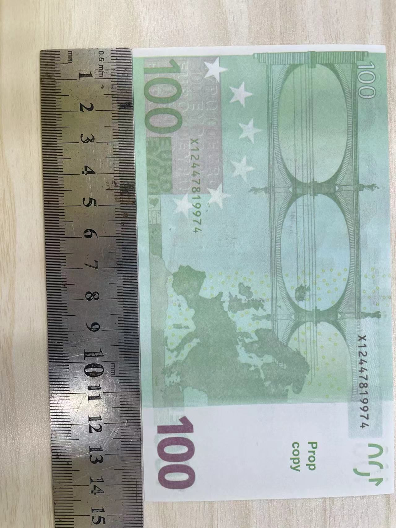 Copy Money Actual 1:2 Size Euro Pound Counterfeit Currency Prop copy Party Bar Simulation Bovqc