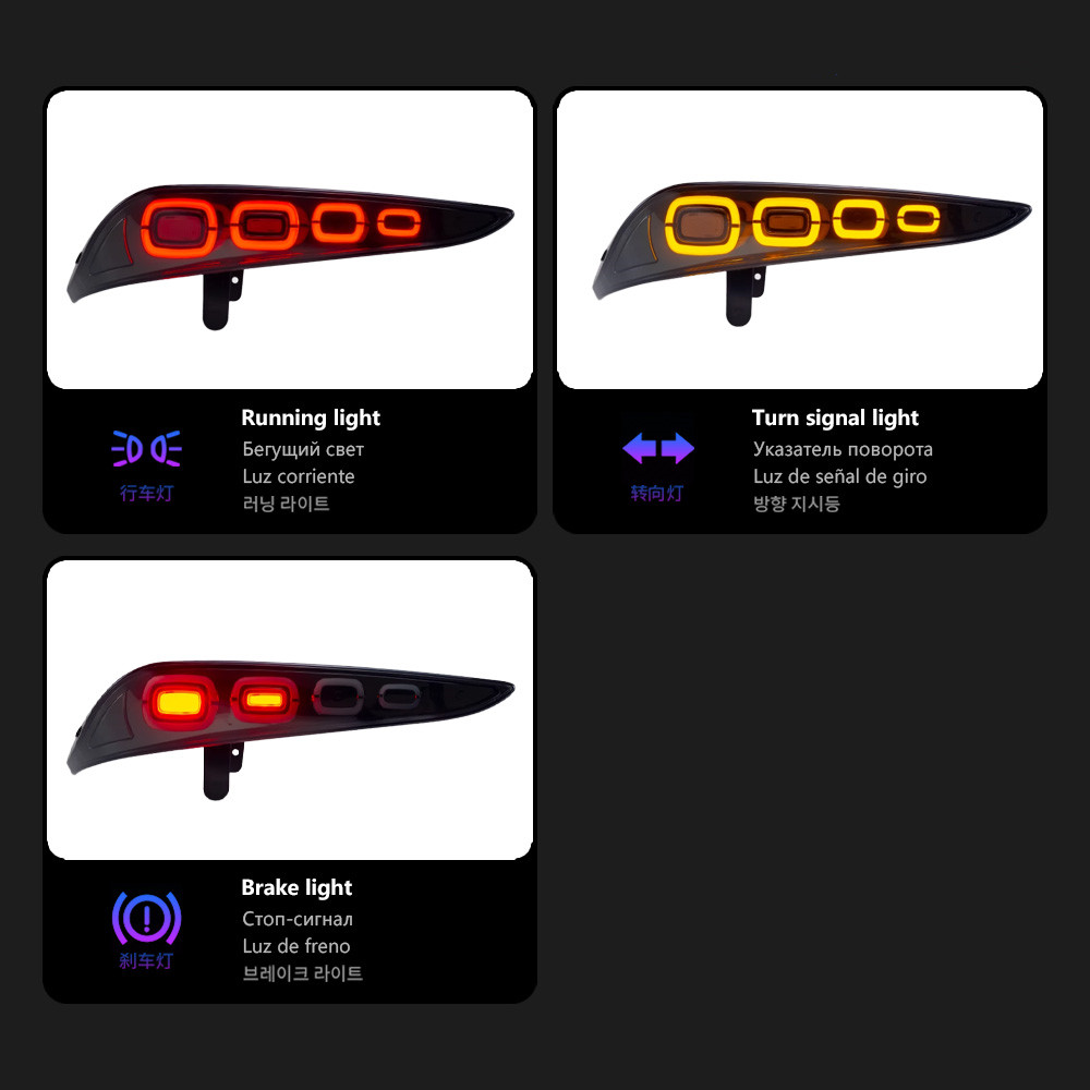 Car Styling Taillight For Toyota Supra 20 19-2023 LED Assembly Rear Stop Light Break Lamp Turn Signal Reversing