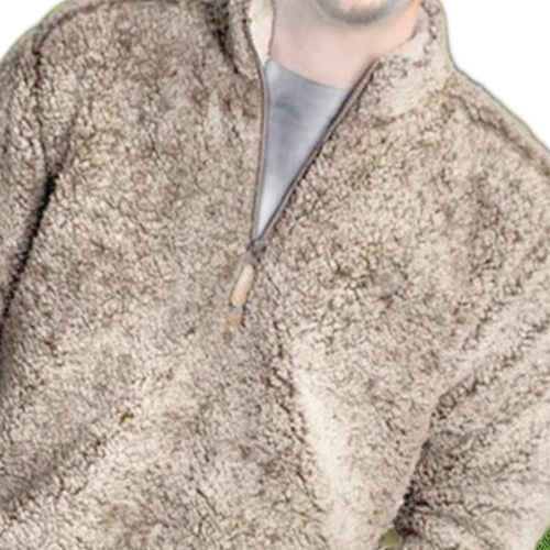 Men's Sweaters Men Winter Sherpa Sweater 1/4 Zipper y Pullover Plus Size 3XL Streetwear Tops Casual Teddy5206446