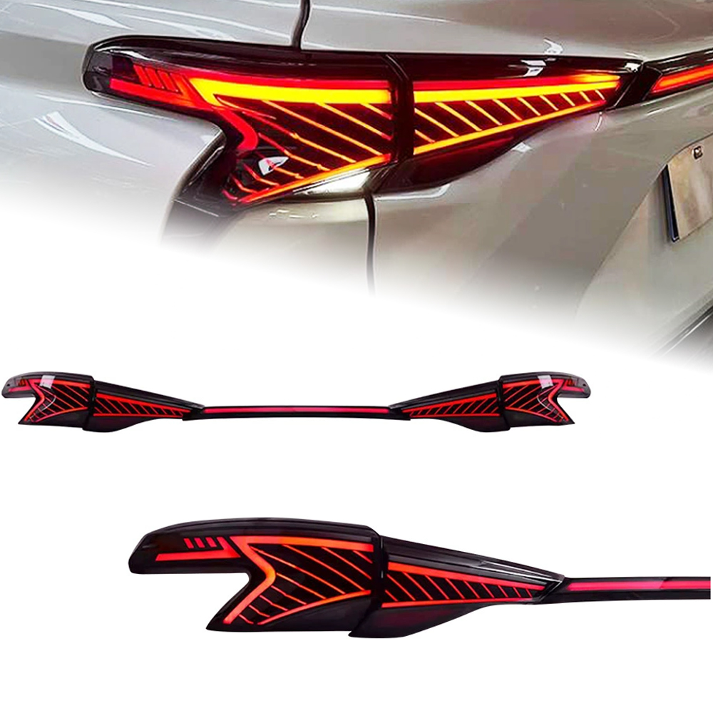 LED Styling Taillight for Toyota Sienna 20 21-2023 Upgrade Through Signal Brake Reverse Lamps Tail Light Assembly