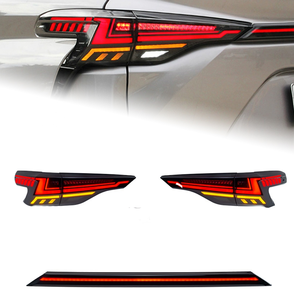 LED Tail Lamp Assembly for Toyota Sienna 20 21-2023 Rear Tail Light Flow Steering Turn Brakes Car Lamp