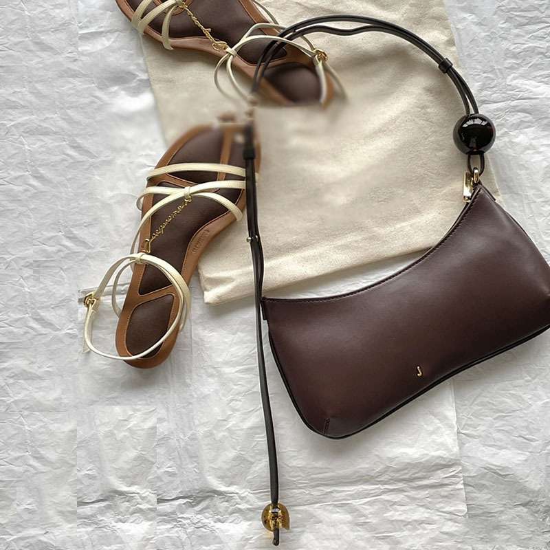 Design Cowhide Underarm Bag With Adjustable Stick Bag Single Shoulder Crossbody Bag For Women