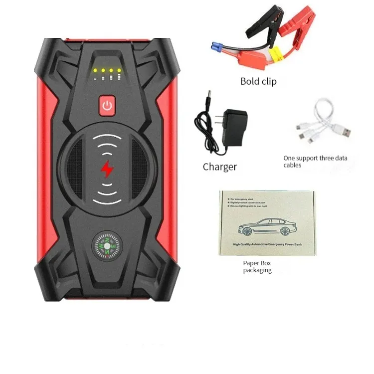 wholesale 39800mAh Car Jump Starter Power Bank Car Battery Booster Charger 12V Starting Device Auto Emergency Startup flashlight Portable ZZ