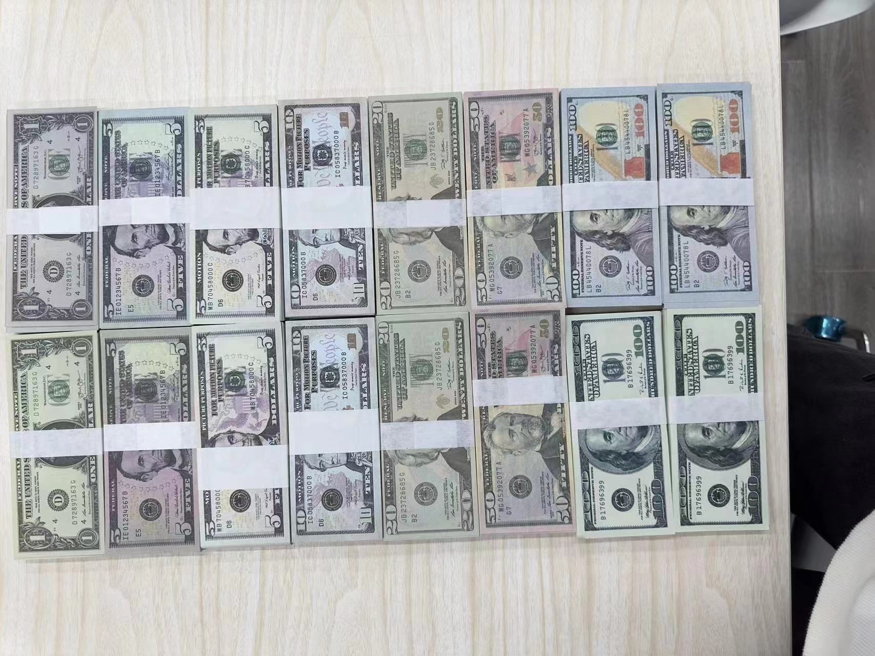 Copy Money Actual 1:2 Size Currency Models For Props copy That Can Be Used In US Dollars Enxgb