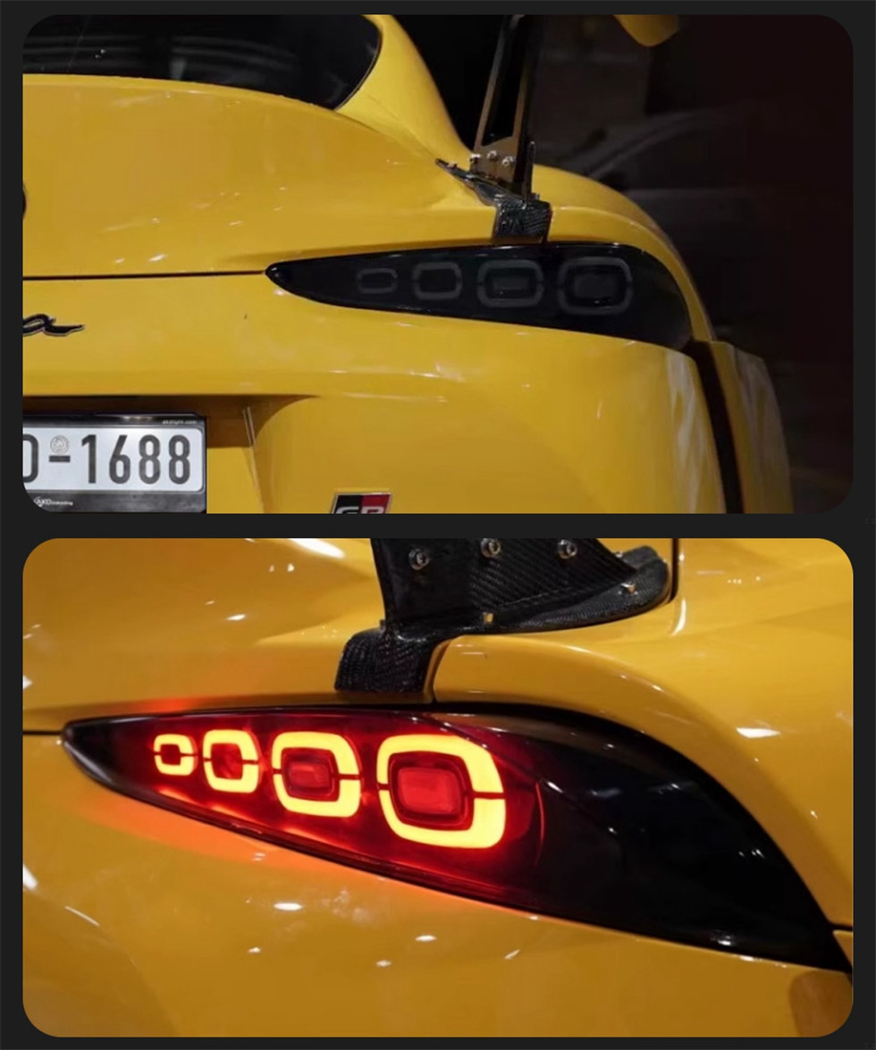 Car Styling Taillight For Toyota Supra 20 19-2023 LED Assembly Rear Stop Light Break Lamp Turn Signal Reversing