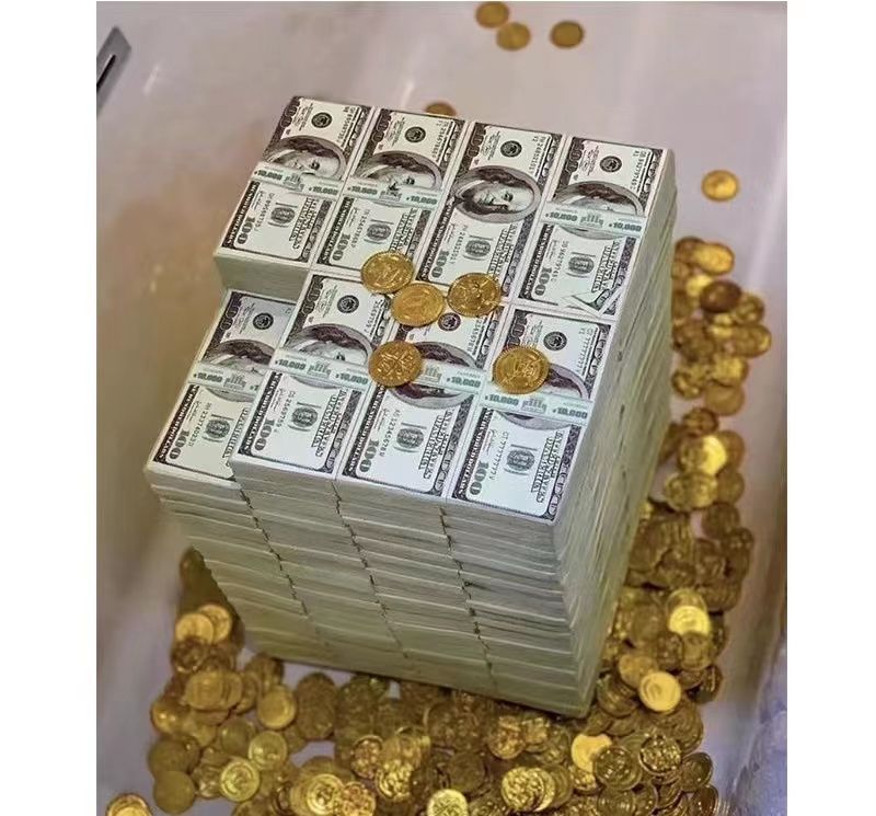 Copy Money Actual 1:2 Size Authentic-Looking US Dollar Cash Currency - Perfect For Film, Theater, And Educational Purposes Festival F Nhre