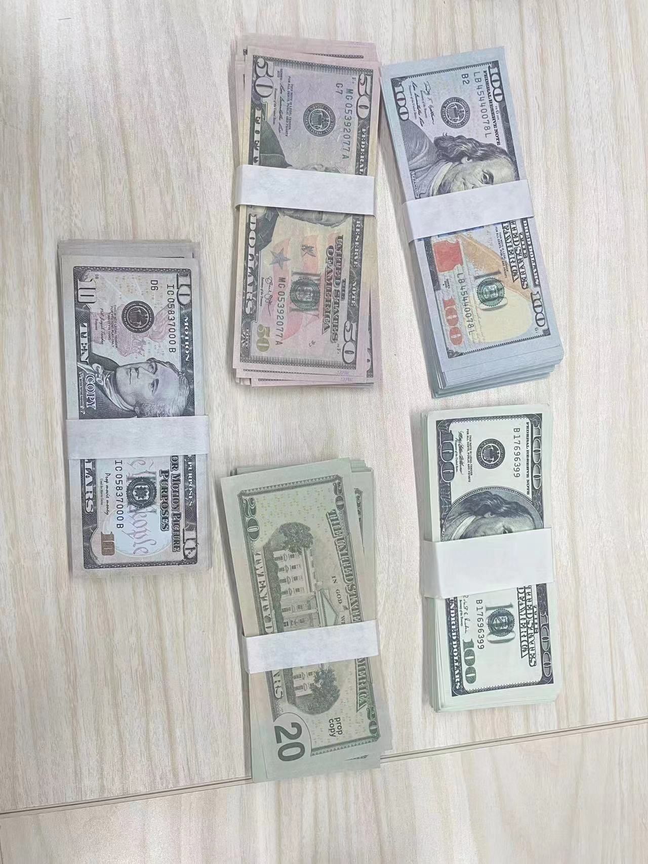Copy Money Actual 1:2 Size Authentic-Looking US Dollar Cash Currency - Perfect For Film, Theater, And Educational Purposes Festival F Nhre
