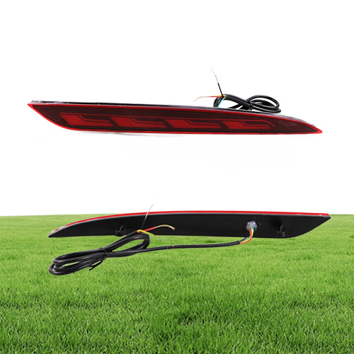 2Pcs Car LED Rear Lights For Tesla Model S 2012 Turn Signal Reflector Bumper Lamp Brake Light