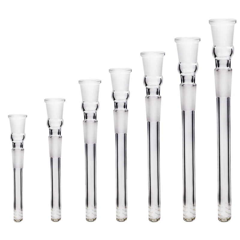2PCS 2/2.5/3/3.5/4/4.5/5/5.5 inch 14mm to 14mm Diffused Downstem glass bong Adapter accessory