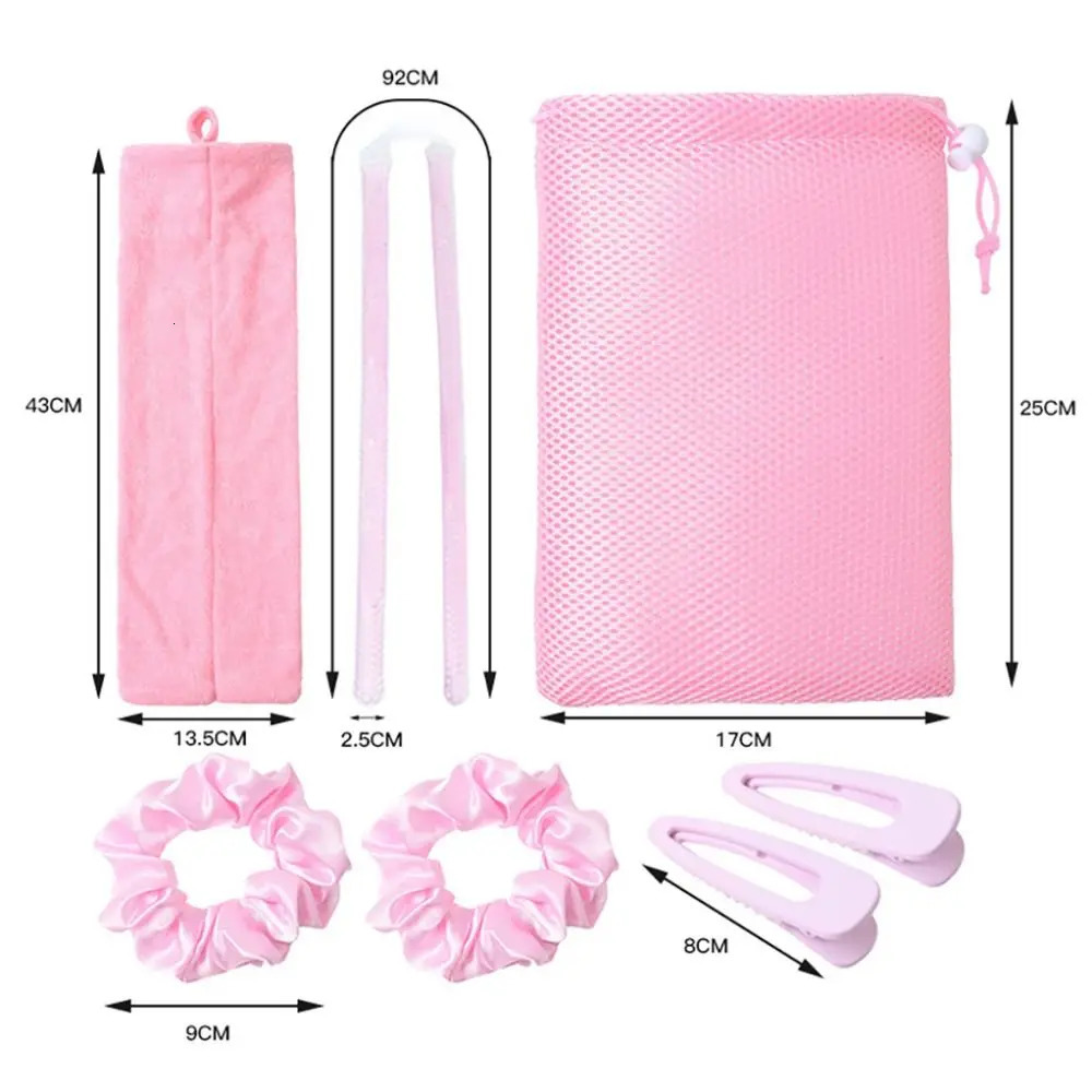 GelCurler Express Curl Kit Heatless Curling Rod Headband DIY Wave Formers Lazy Curler Long Hair Wrap Styling Tools