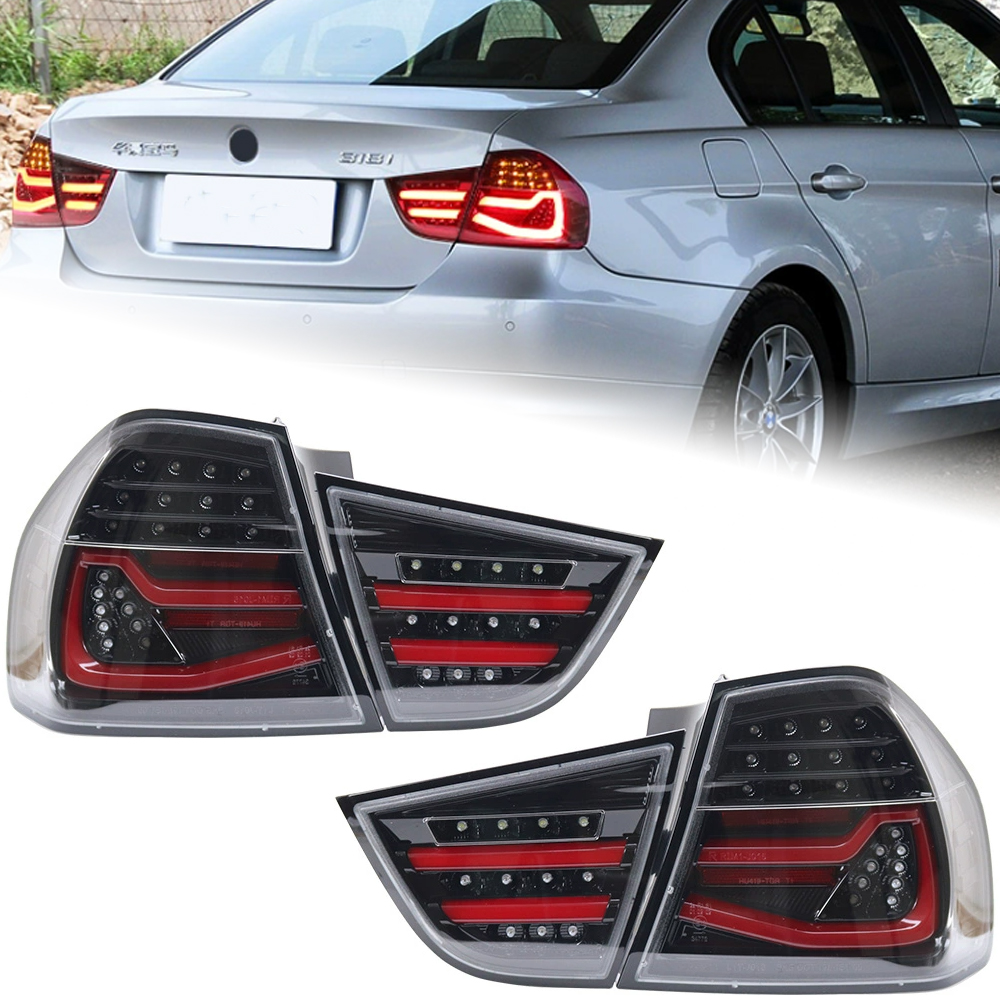 LED Taillight Assembly For BMW E90 2009-2012 320i 323i325i 330i Plug and Play LED Running Turning Brake Reverse Rear Tail lights