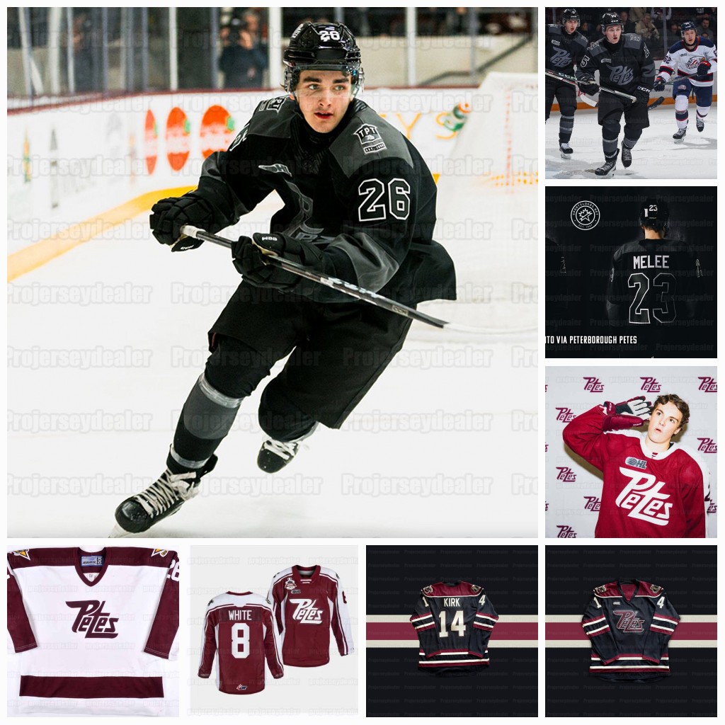 Peterborough Petes 2024 Third Hockey OHL Jersey Steve Yzerman Zack Kassian Eric Staal Jax Dubois Jonathan Melee Purdeller Braydon McCallum Chase Lefebvre Mayer