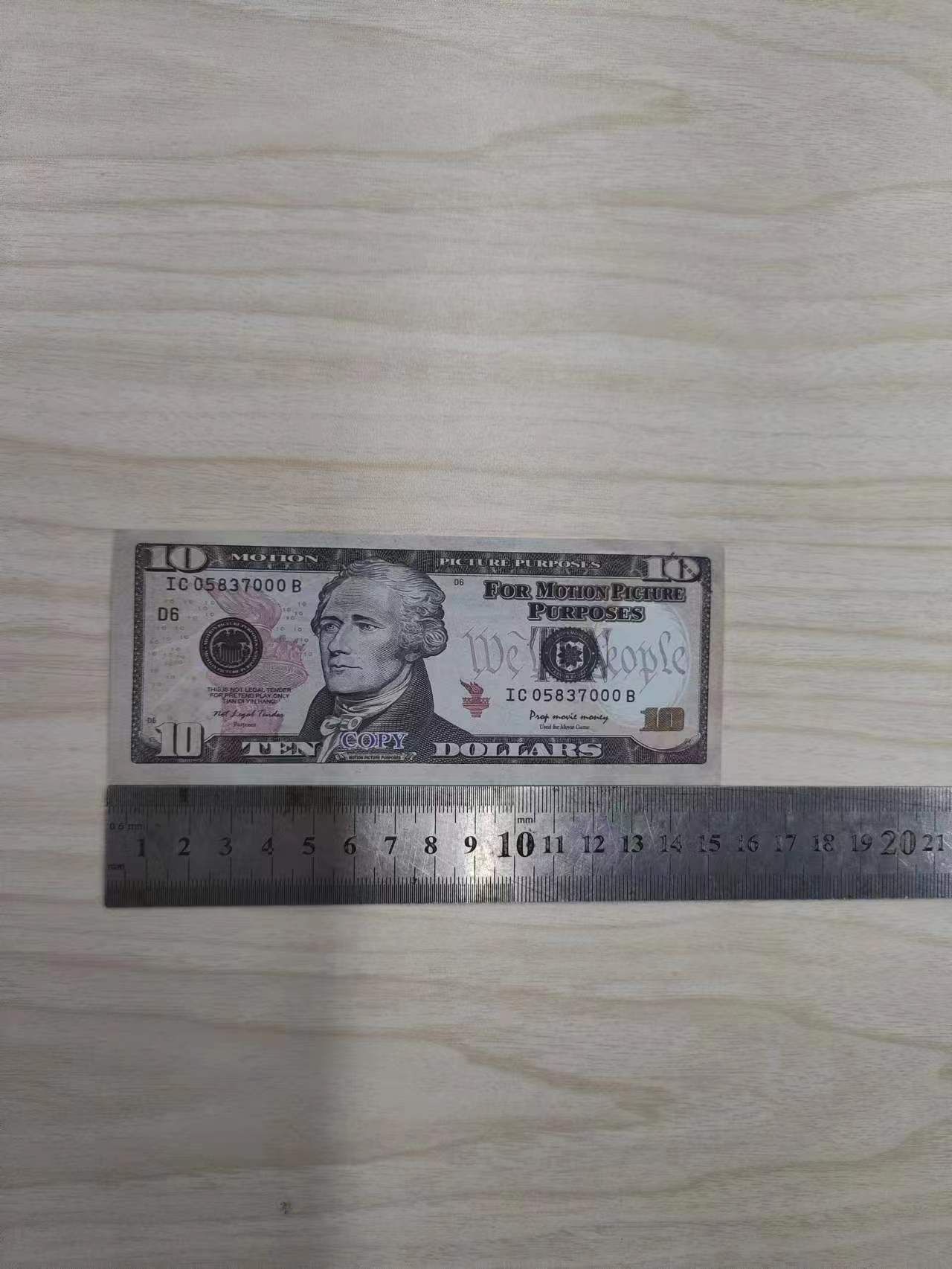 Copy Money Actual 1:2 Size Simulated Bills Counterfeit Prop Toys Fsvxv