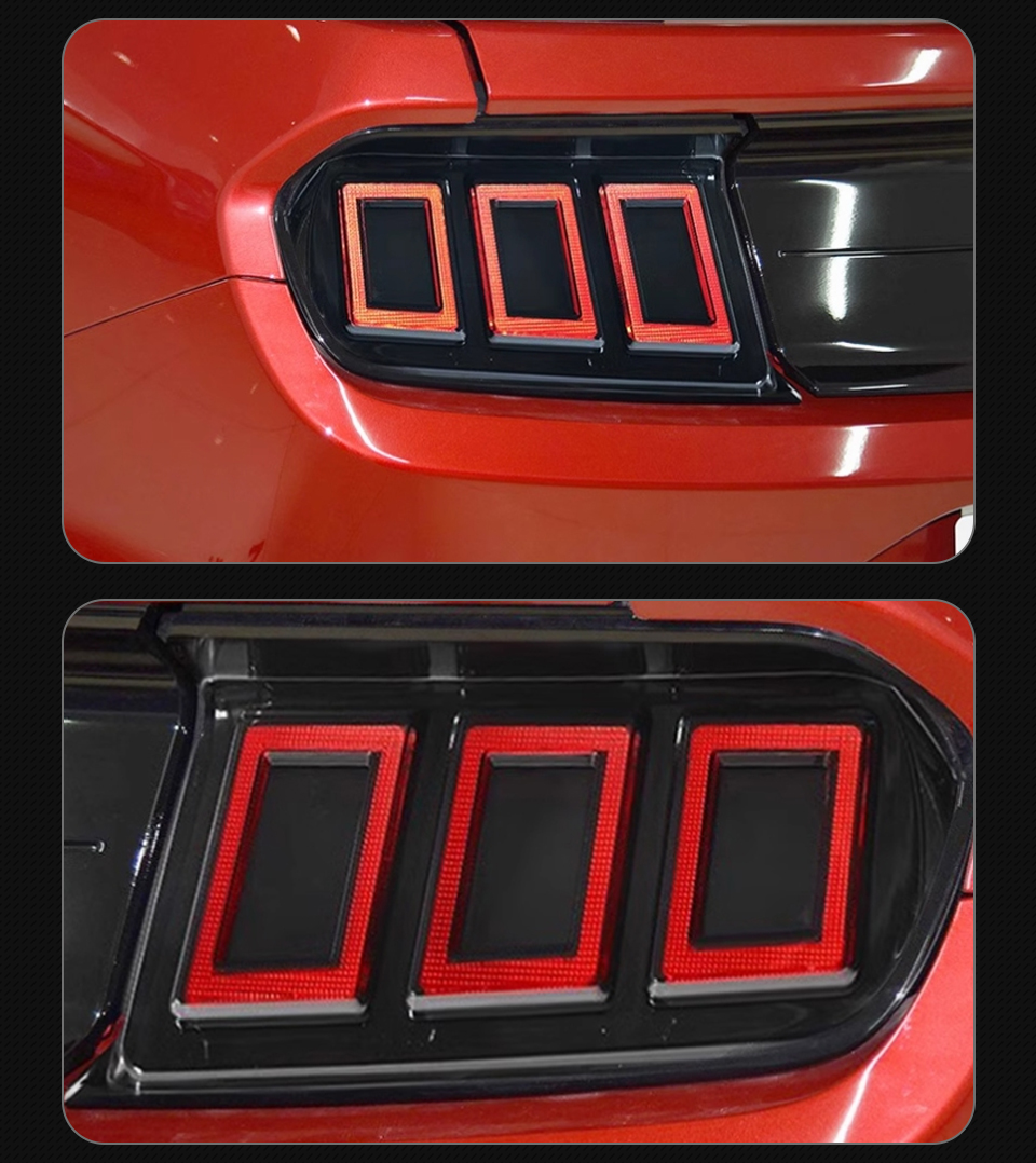 Car Styling Taillight for Ford Mustang Tail Lights 20 15-20 22 Rear Turn Signal Warning Brake Lamp Car Taillight Assembly