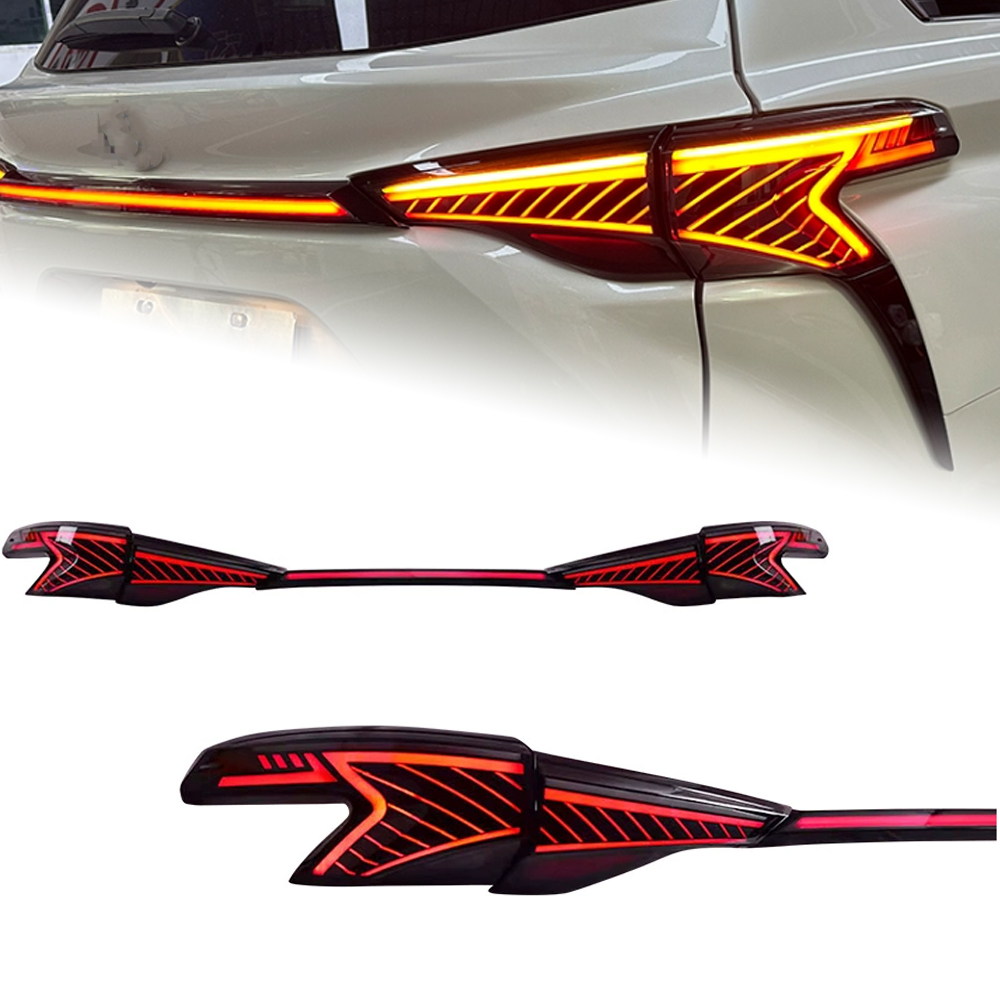 LED Styling Taillight for Toyota Sienna 20 21-2023 Upgrade Through Signal Brake Reverse Lamps Tail Light Assembly