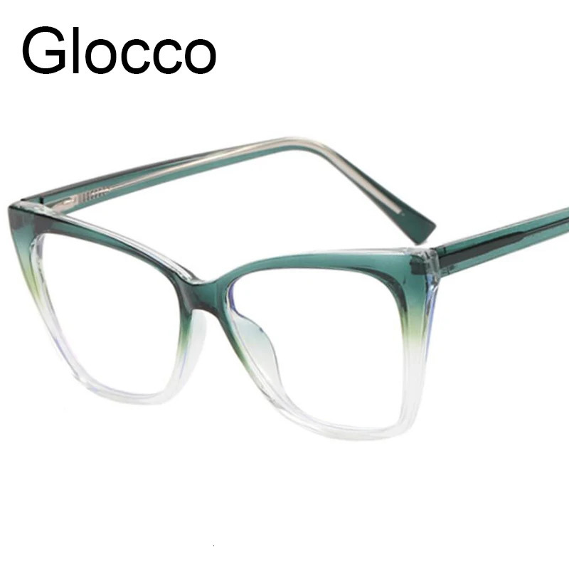 Vintage Blue Light Prescription Cat Eye Glasses 1.5 2 Transparent Computer Eyeglasses TR90 Optical Reading Glasses For Women 240122