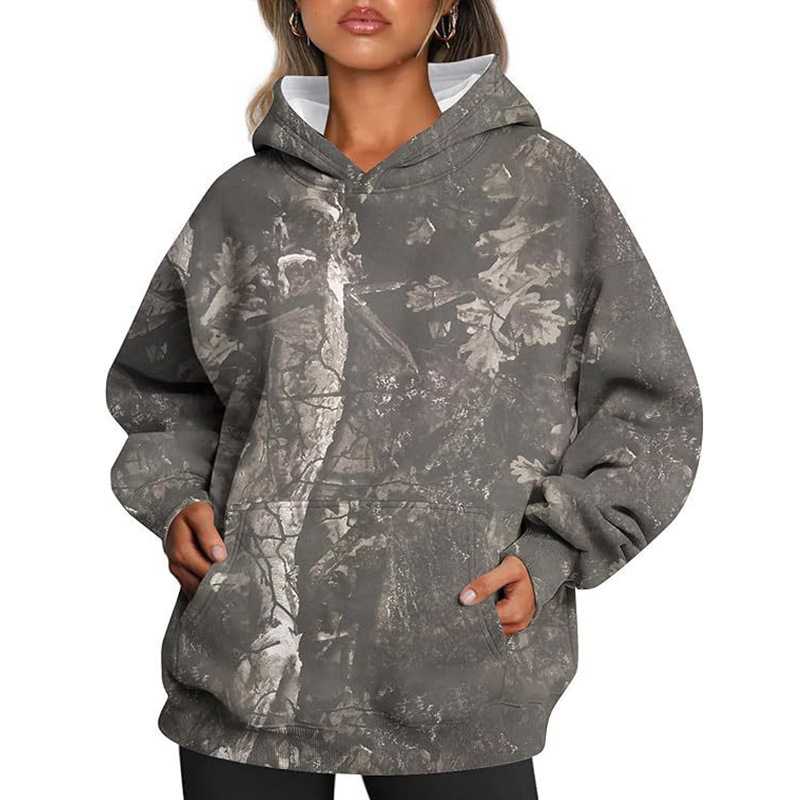 Women's Hoodies Y2k Zip Up Print Sweatshirts Autumn Harajuku Jacket Coat Hip-hop Tops Teens Streetwear Hoodie