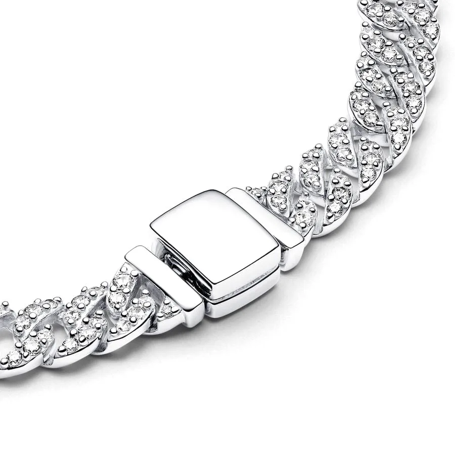 New 925 Sterling Silver Timeless Chain Bracelet Jewelry fit Charm beads DIY Bracelet for Women Fine Gift