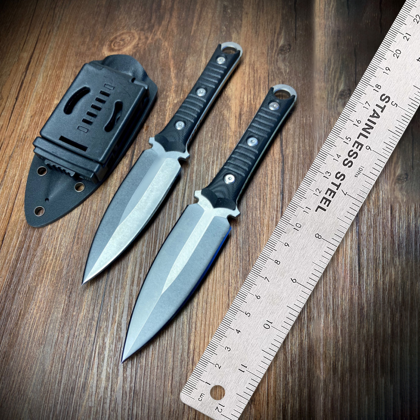 2025New Micro BorkaBlades tech SBD201 D/E Tactical Fixed Knife 4.33 m390 Steel Blade G10 Handle Camping Outdoor Hiking Hunting Self-defense Knives 176