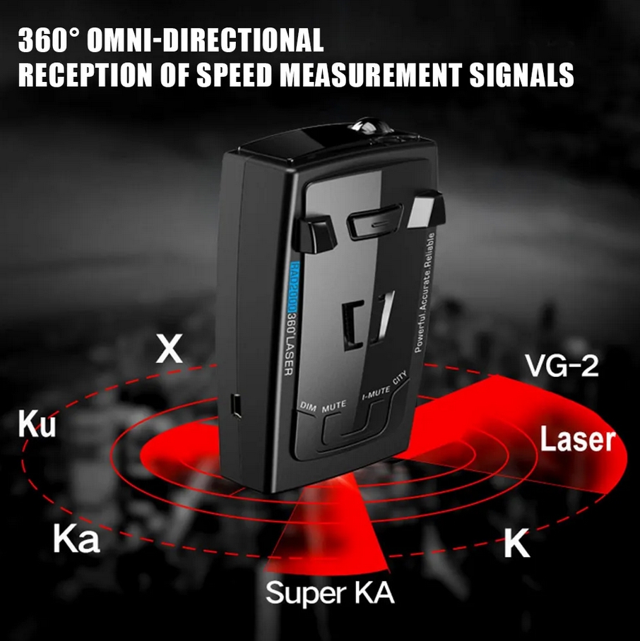 Car Radar Detector RAD2000 12V English Russian Radar Detection Speed Alarm 2 Modes K X Ka Band Auto Accessories