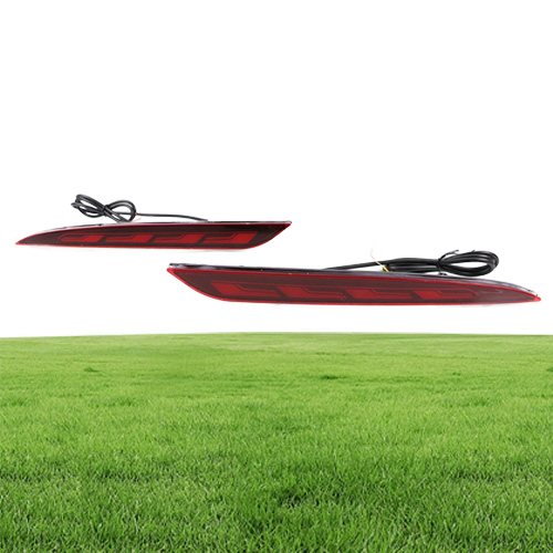 2Pcs Car LED Rear Lights For Tesla Model S 2012 Turn Signal Reflector Bumper Lamp Brake Light