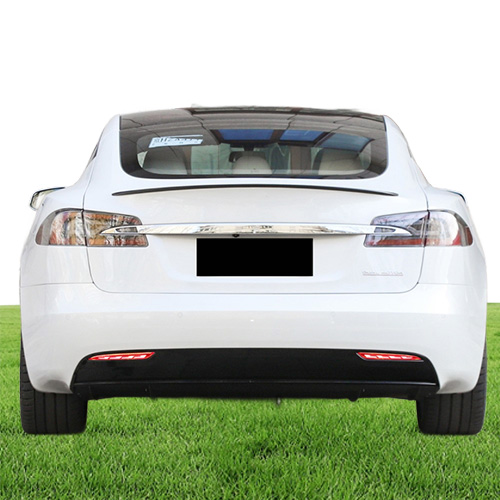 2Pcs Car LED Rear Lights For Tesla Model S 2012 Turn Signal Reflector Bumper Lamp Brake Light