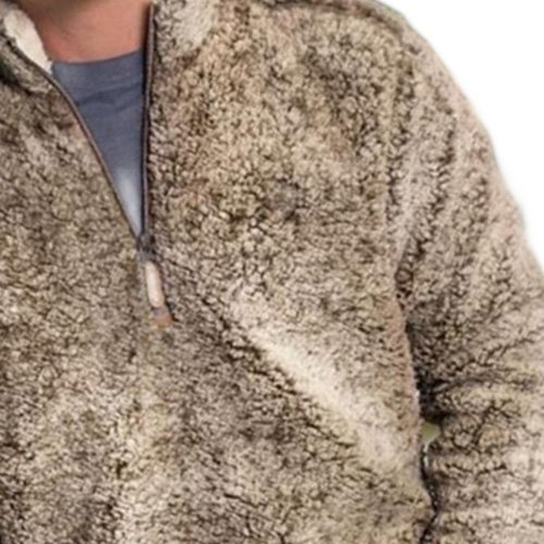 Men's Sweaters Men Winter Sherpa Sweater 1/4 Zipper y Pullover Plus Size 3XL Streetwear Tops Casual Teddy5206446