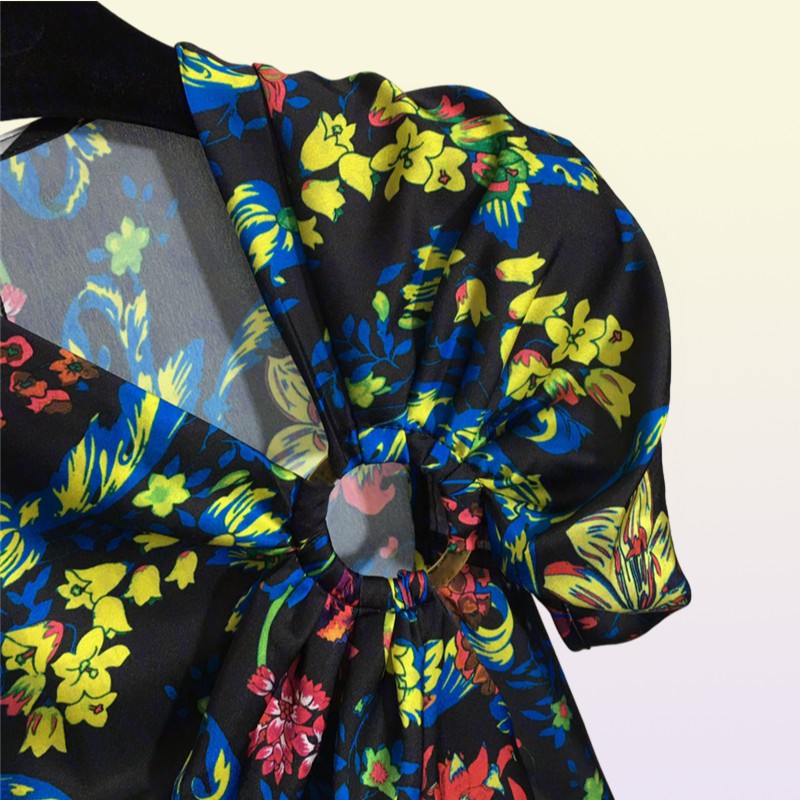 Vintage Printed Womens T Shirts Vest Tops Metal Knot Irregular Short Sleeve Tshirts Tank Summer Design Pullover Clothes