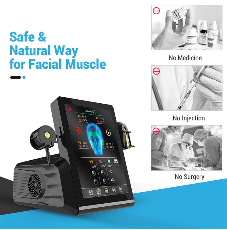 Muscle Stimulation Facial Care PEface Em Rf Machine Skin Tightening Face Neck Lifting Wrinkle Removal Device
