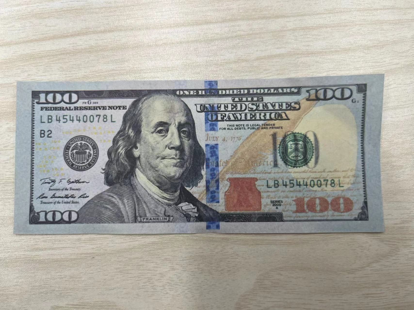 Copy Money Actual 1:2 Size Game Cash Role Play Prop Movie Making Fake BANK Note Dallor Euro GBP Hugub