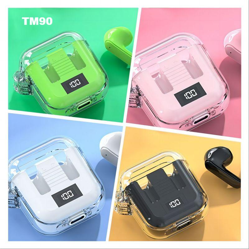 TWS Bluetooth Earphone Wireless Bluetooth Earphone TM Series In ear Headphones Earbuds Built-in Microphone High Quality Headphone Sport Earphone LED d