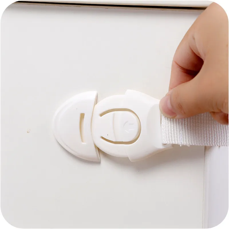 Baby Safety Lock Security Locks Cabinet Desk Drawer Lengthened Bendy Plastic Locker Child Security Products 366 Y2 ZZ