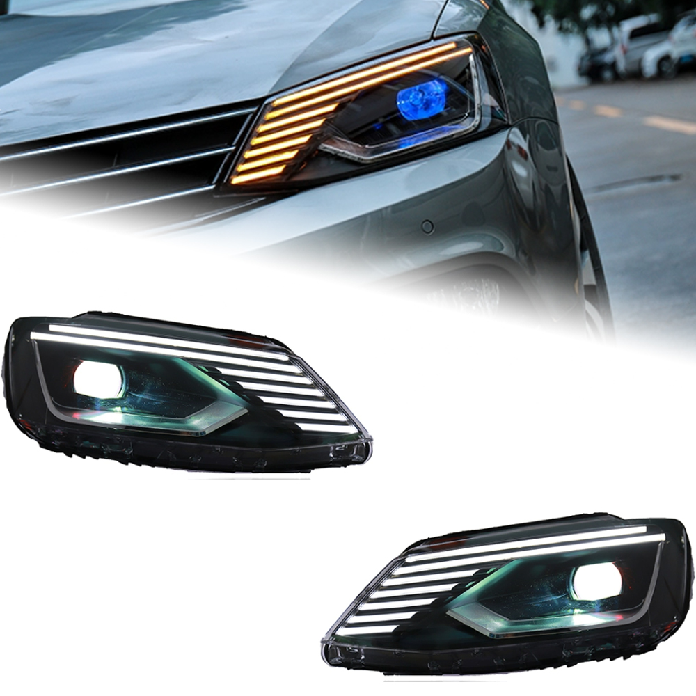 Car Model Head Lamp for VW Jetta 2011-20 18 Jetta Gli LED Headlight Europe Version Daytime Signal Front Light Assembly