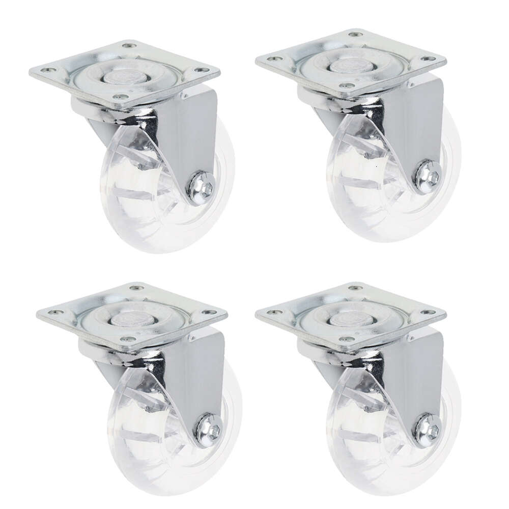 New New 4Pcs Universal Swivel Casters Heavy Duty Furniture Caster Wheel Castor Silent Trolley Wheels For Table Chair Sofa Accessory