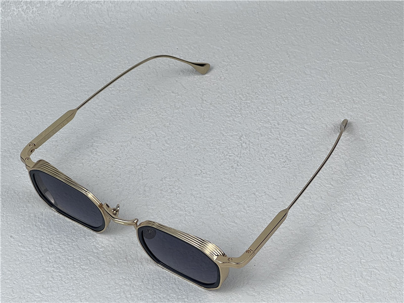New fashion design square sunglasses SAMUEL metal rectangulaire frame simple and elegant style high end outdoor UV400 protective glasses