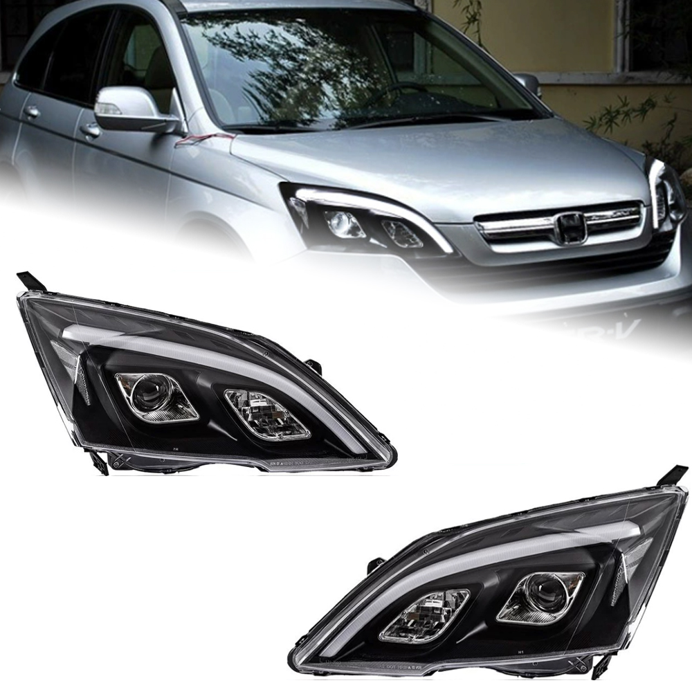 For Honda CRV 2007-2011 LED Head Lamp Upgrade DRL Dynamic Signal Lamp Head Lamp Front light Assembly