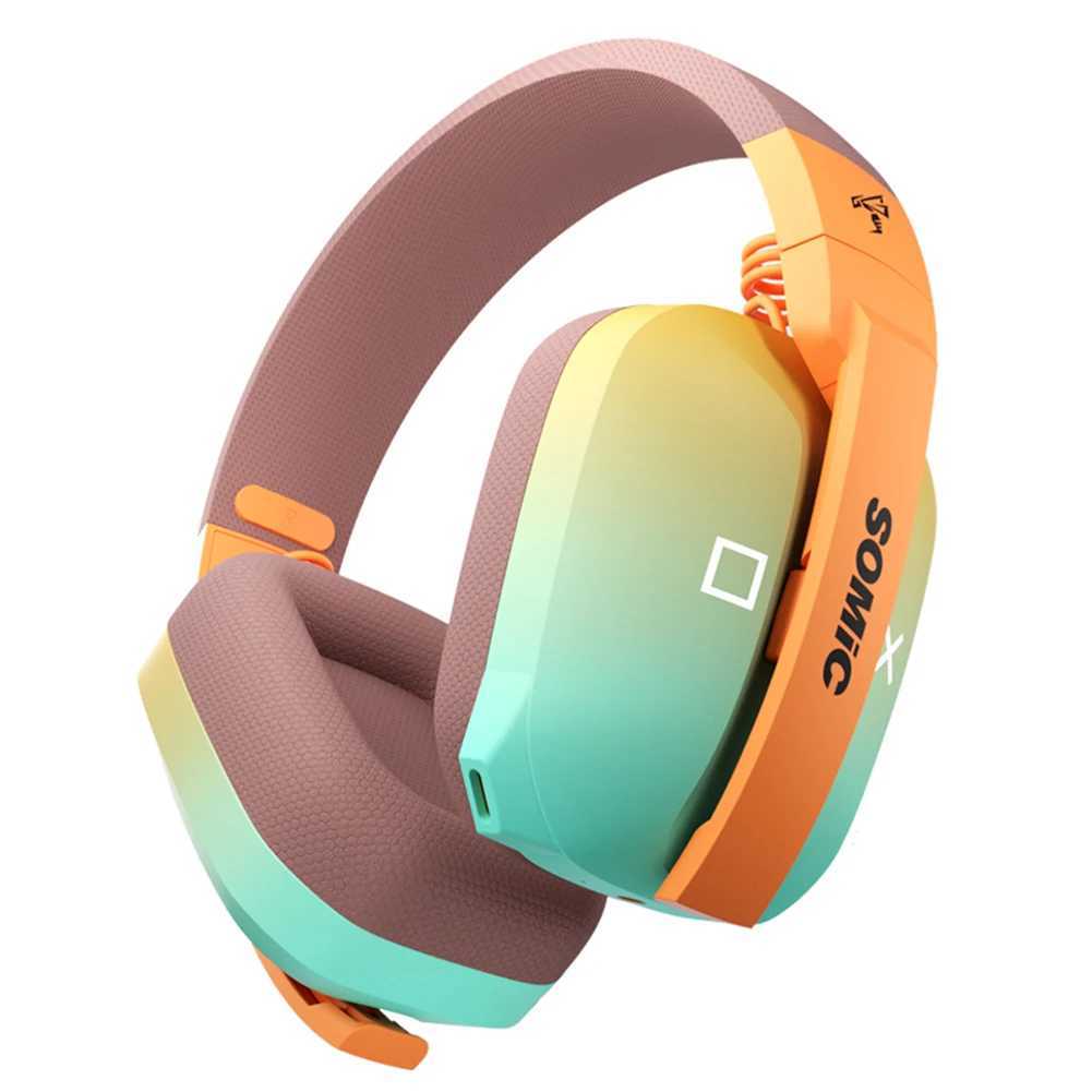 Headsets Somic G810 Wireless Bluetooth Headphone With 3 Modes Connection35ms ultra-low latencyCool Light Wireless Gaming Headset J240123