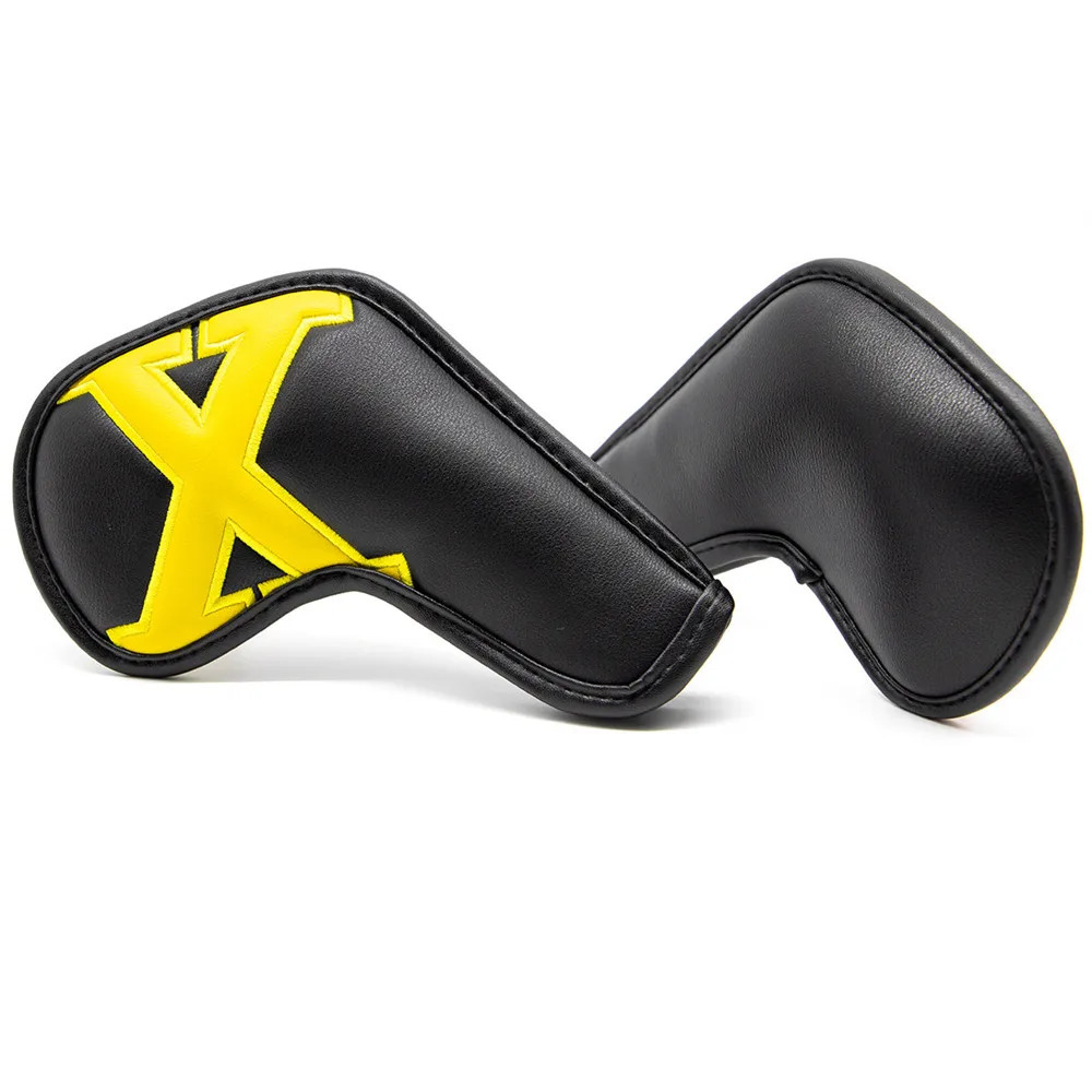 10pcs Set Golf Iron Club Head Cover Sport Accessories Wedges Covers 49 ASPX Number Ball Rod Protective Case 240122