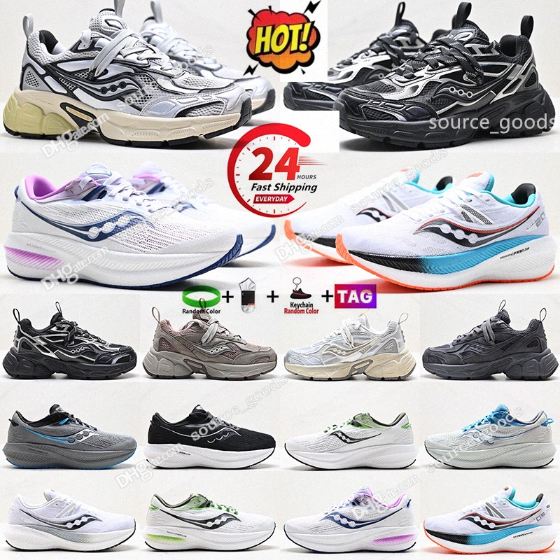 Sauconys Triumph 20 2k cavalry Running Shoes men women Retro Low White Black Orange Volt Pink pwrrun cushioning Outdoor Sneakers Trainers