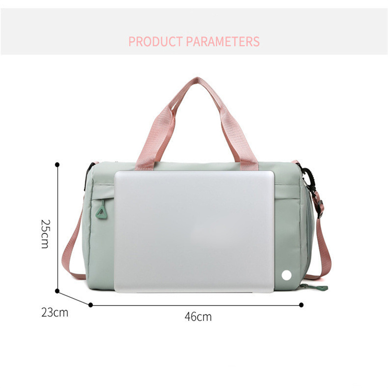 2025--New Gym Duffel Bag Luggage For Women Waterproof Sports Fitness Bags Crossbody Shoulder Pack 6 Colors