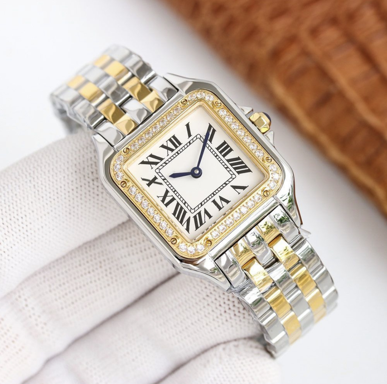 Designer watch women lady watches Quartz Fashion Classic panthere watches 316L Stainless Steel Wristwatch luxury brand diamond watch high Quality Sapphire Design