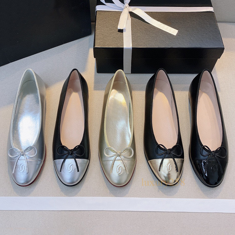 Designer shoes paris brand black apricot ballet flats shoes women quilted genuine leather slip on ballerina luxury round toe elegant ladies dress shoe