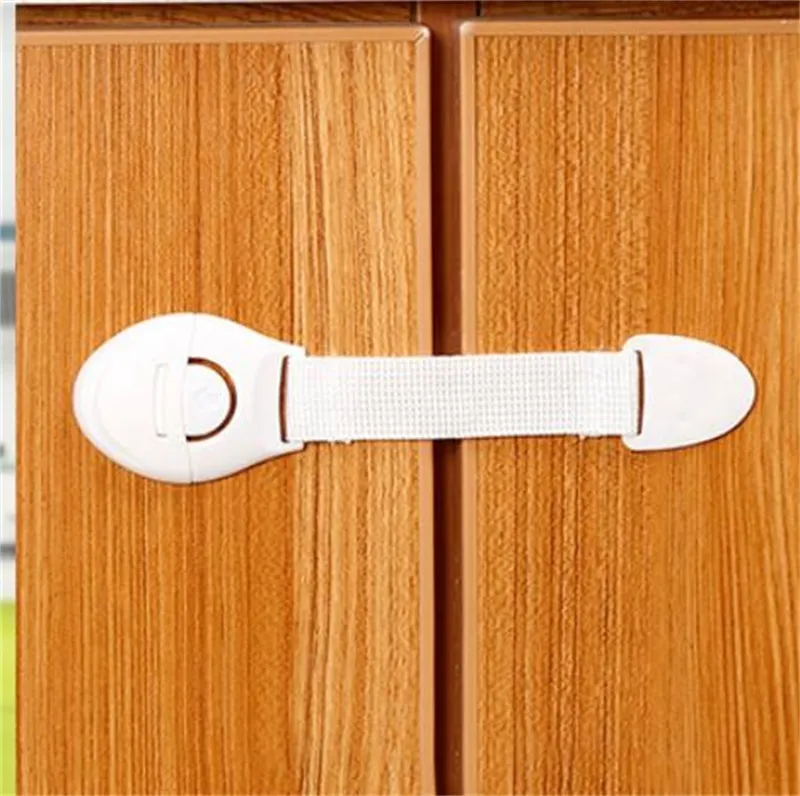 Baby Safety Lock Security Locks Cabinet Desk Drawer Lengthened Bendy Plastic Locker Child Security Products 366 Y2 ZZ