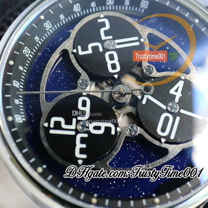 Other Clocks RF 15212 Star Wheel Miyota 9015 Automatic Mens Watch 41mm Planetary Rotating Dial 316L Stainless Case Nylon Leather Strap Limit