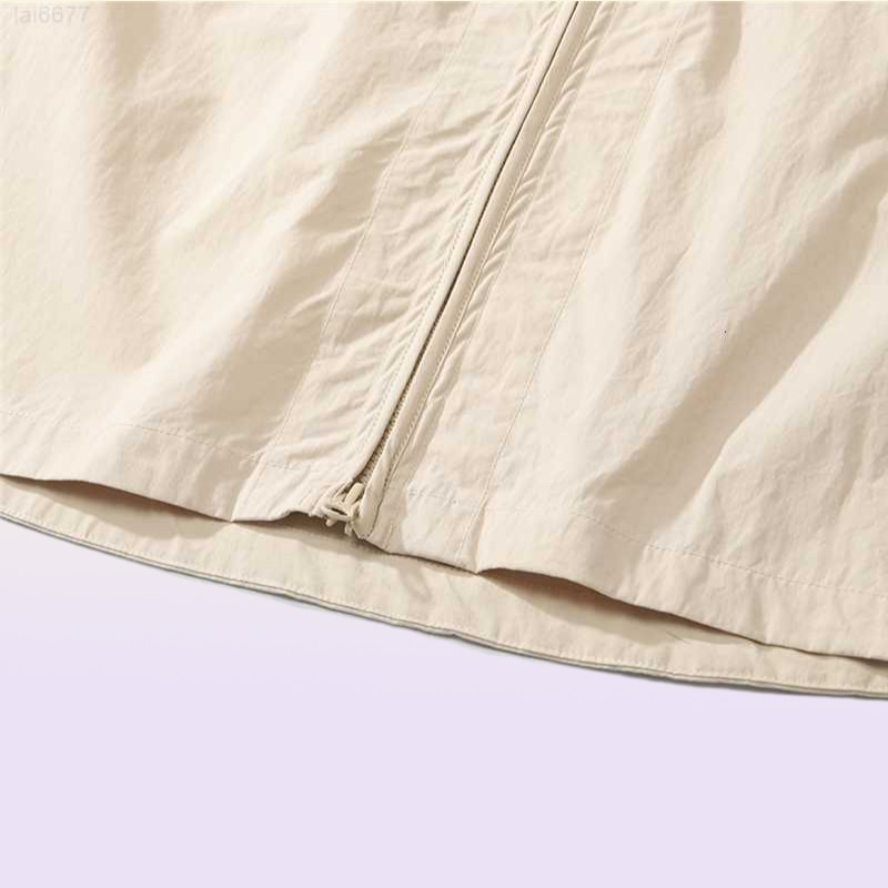 Men039s Casual Shirts Spring and Autumn 2021ss Ghost Piece Overshirt Cotton Nylon Tela Mens Street Fashion Shirt All Black Armb