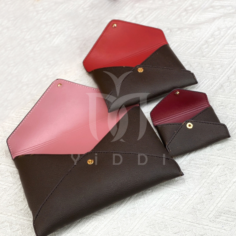 Womens Fashion Luxury Designer Clutch Bags Kirigami Pochette 3 in 1 Versatile Wallet Envelopes Pouch Coin Purses iPad Checkbook Passport keys pouch Beauty Case Bag