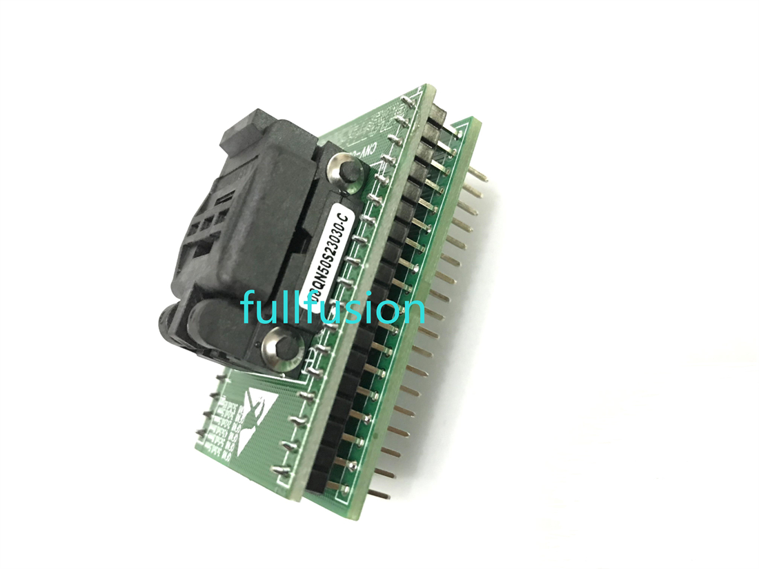 QFN8 TO DIP Programming Adapter 08QN50S23030 Plastronics DFN8 0.5mm Pitch Package Size 3x3mm Burn In Socket